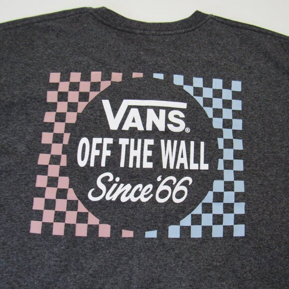 Vans Off The Wall Since '66 w/Checkered Circle Short Sleeve Graphic T Shirt - Picture 4 of 7